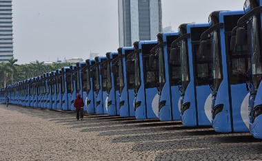 Pemprov DKI Luncurkan 116 Armada Bus Transjakarta Baru