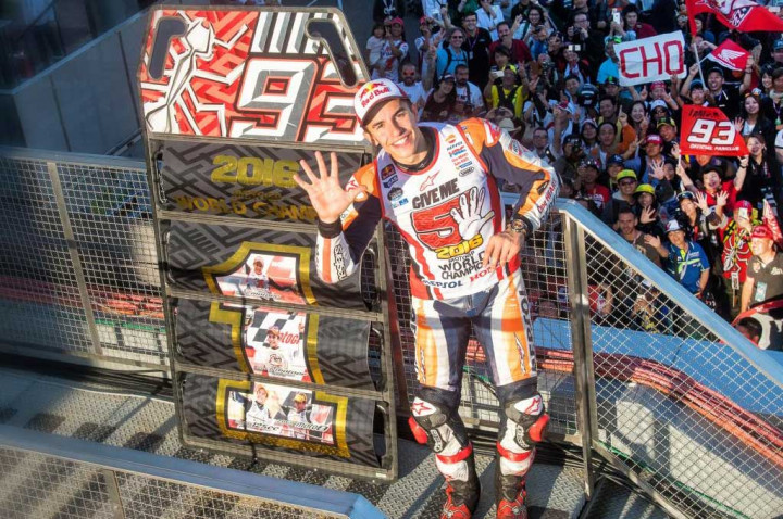 Marquez Tak Ingin Larut di Pesta Juara Dunia