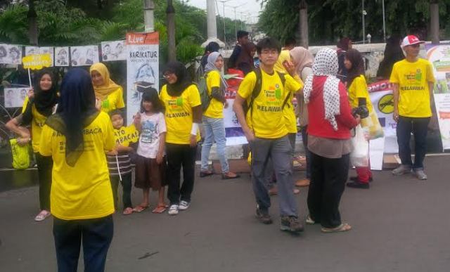 Perdana, Taman Baca Inovator Berkampanye di Area CFD