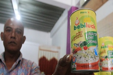 Makanan Bayi Impor Ilegal di Bandung Dipesan Via Online