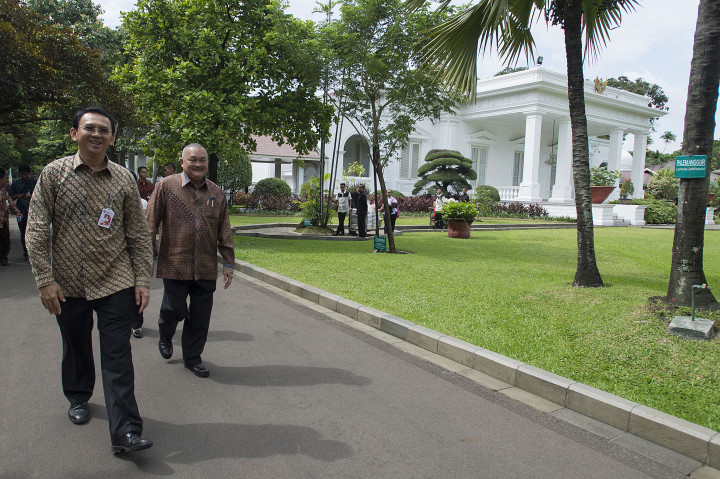 Ahok Pamit Cuti kepada Presiden