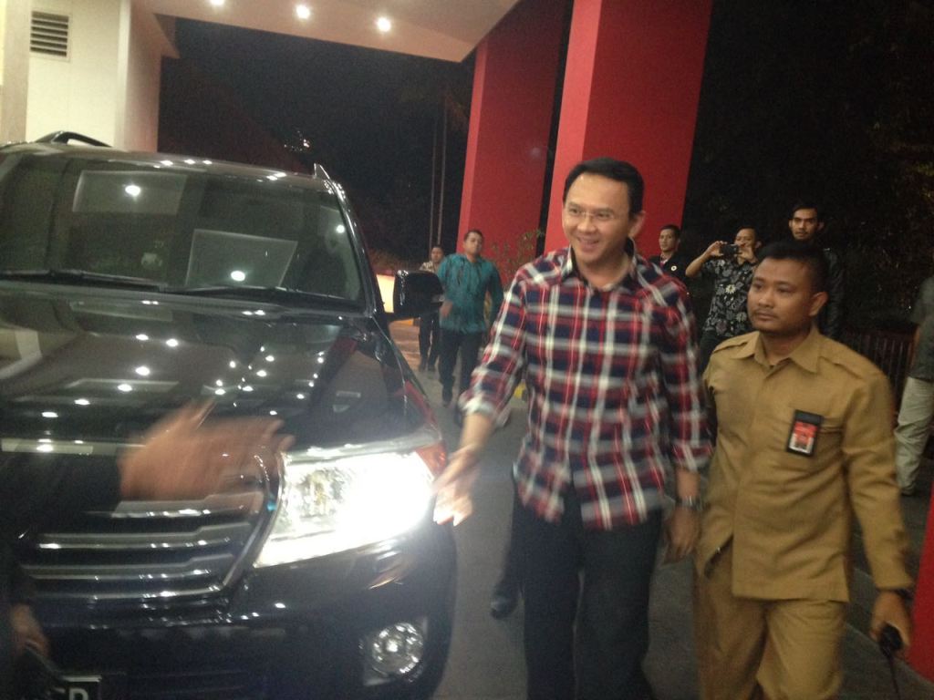 Ahok-Djarot Bahas Strategi Kampanye di Markas PDI Perjuangan
