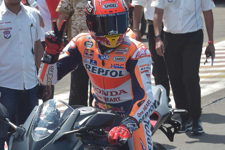 Marquez Jajal Sirkuit Sentul