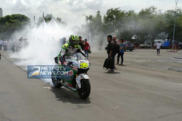 Crutchlow Bikin 'Gaduh' JIExpo, Jakarta