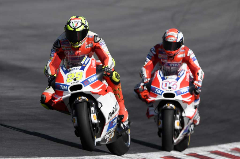Bos Ducati ingin GP17 tak bikin penunggangnya cepat letih. Ducati