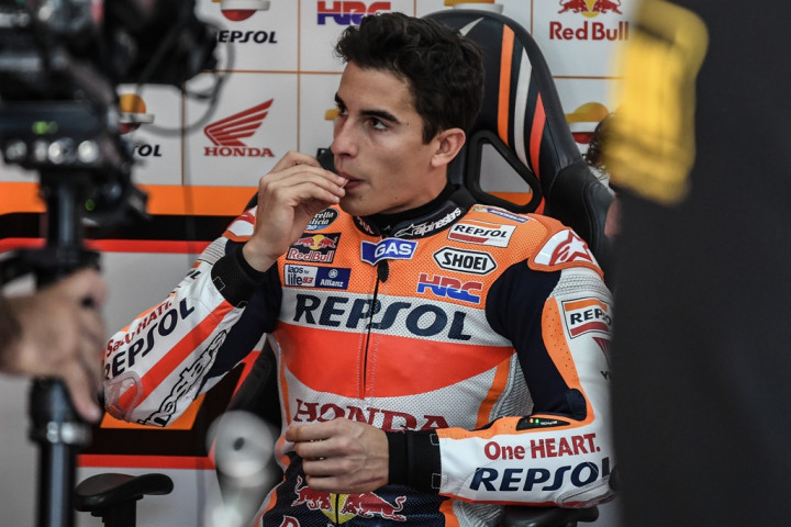Terserang Penyakit, Marquez Gagal Finis di FP2