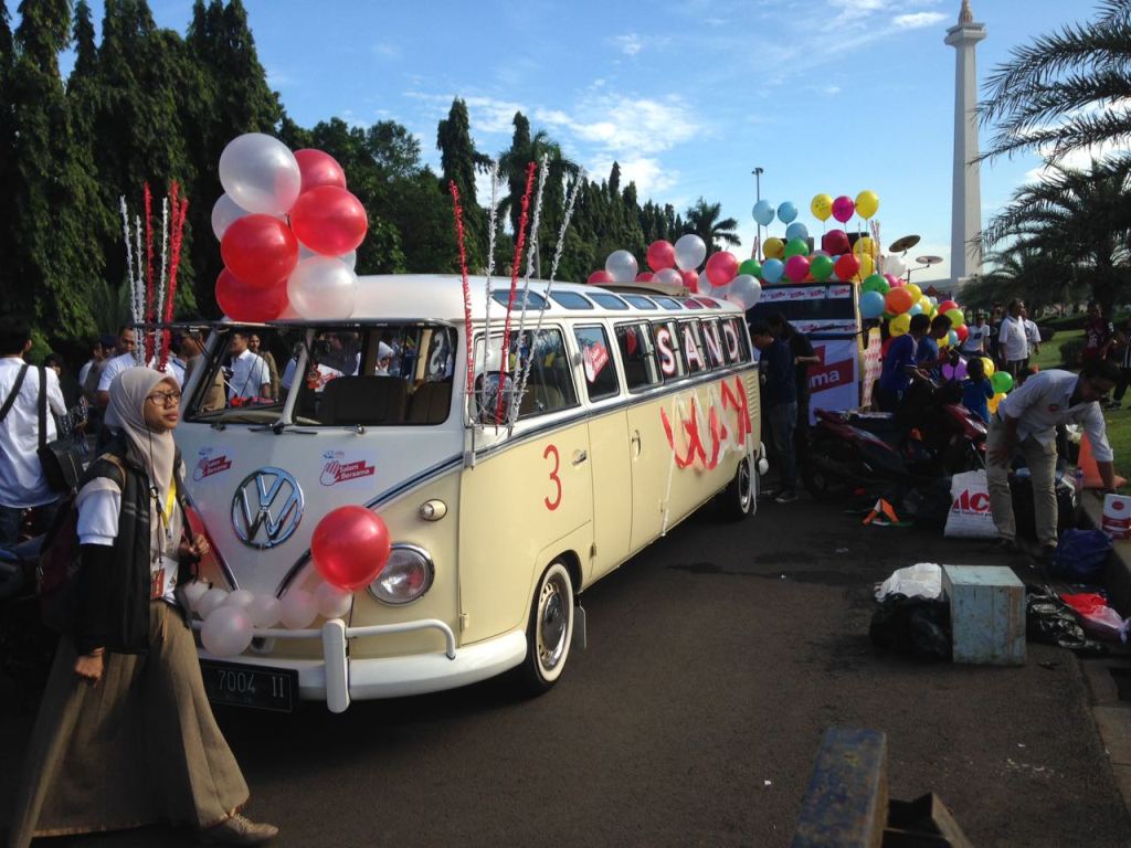 Anies Baswedan Gunakan VW Combi untuk Konvoi Deklarasi Kampanye Damai