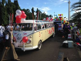 Anies Baswedan Gunakan VW Combi untuk Konvoi Deklarasi Kampanye Damai
