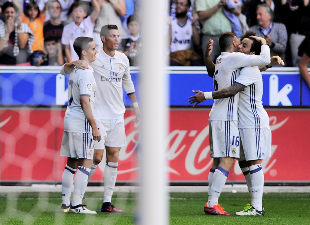 Para penggawa Real Madrid (ANDER GILLENEA / AFP)