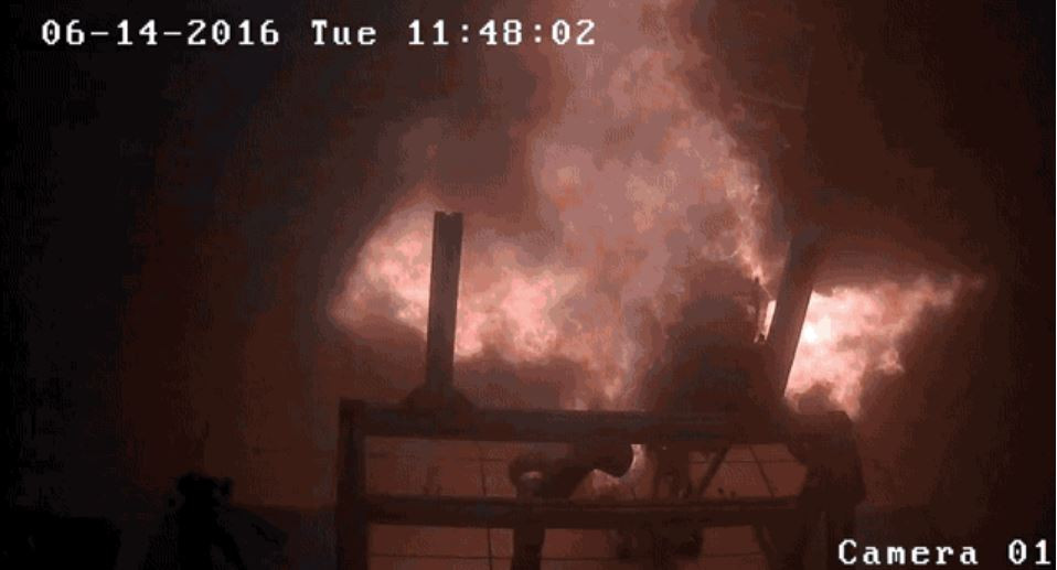 Ledakan di NASA yang tertangkap kamera.