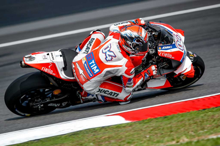 Trek Basah, Dovizioso jadi Pemenang MotoGP ke-9 di Malaysia