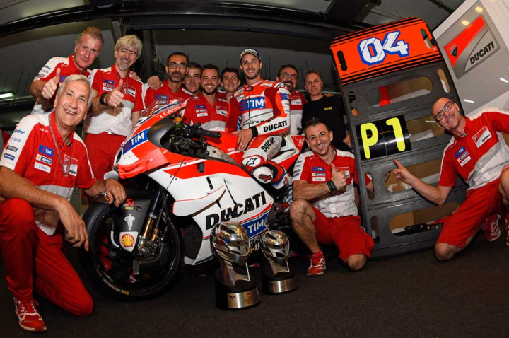 Kemenangan Dovizioso Tak Jamin Ducati Kompetitif di 2017