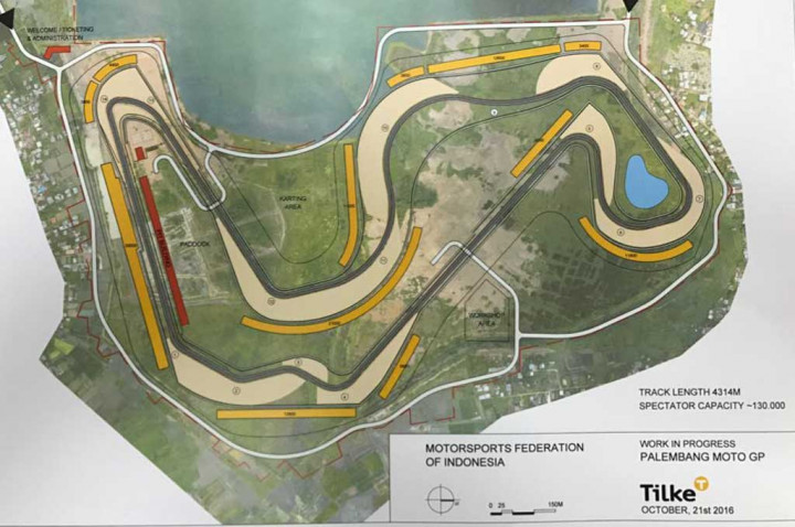 Gubernur Sumsel, Alex Noerdin Janji Bangun Sirkuit MotoGP