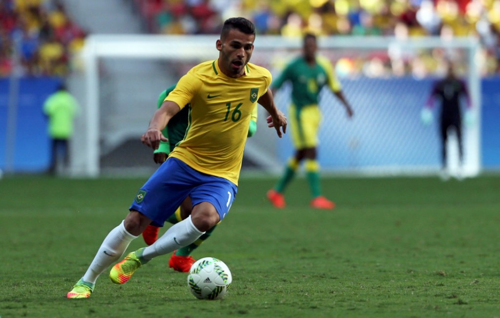 Thiago Maia saat membela Brasil di Olimpiade 2016 (Foto: thesun)