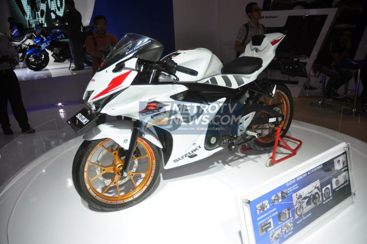 Pakai Aksesoris, GSX-R150 Jadi Makin <i>Sporty</i>