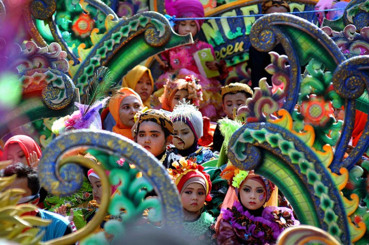 Siswa TK-SD Meriahkan Karnaval Budaya Pamekasan