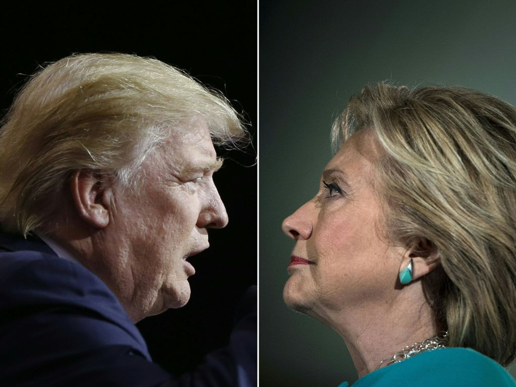 Donald Trump dan Hillary Clinton. (FOTO: AFP)