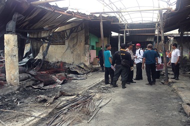 Mapolda Jatim Selidiki Penyebab Kebakaran Pasar Porong Baru Sidoarjo