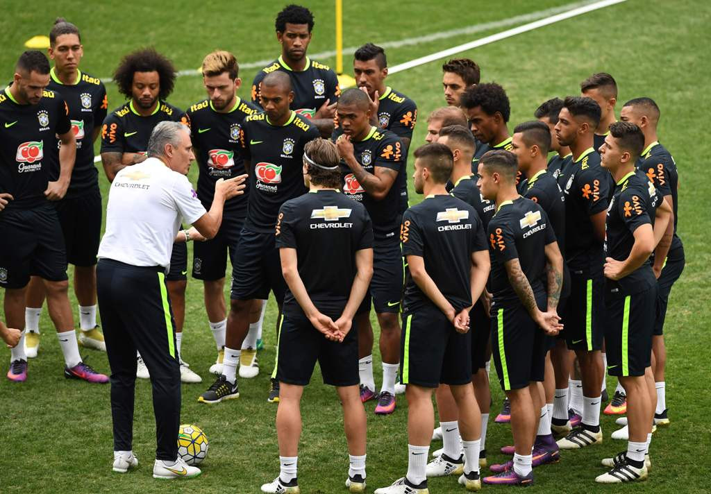 Penggawa timnas Brasil. (Foto: AFP/Vanderlei Almeida)