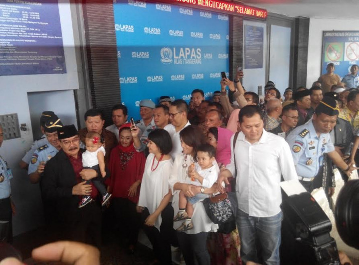 Resmi Bebas, Antasari Bantah Undang SBY di Acara Syukuran