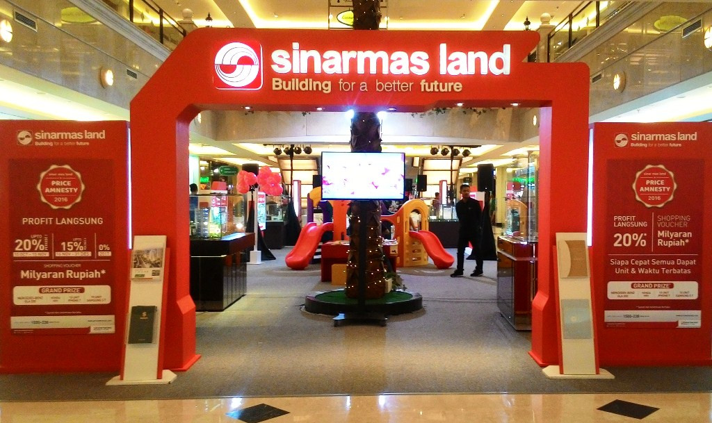 Pameran properti Sinar Mas Land Price Amnesty Expo digelar di Puri Indah Mall, Jakarta Barat, pada 8-13 November 2016 (Foto:Metrotvnews.com/Pelangi Karismakriskti)