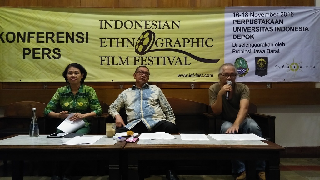 Jumpa pers Indonesian Ethnographic Film Festival (Foto: Metrotvnews.com/Shindu)