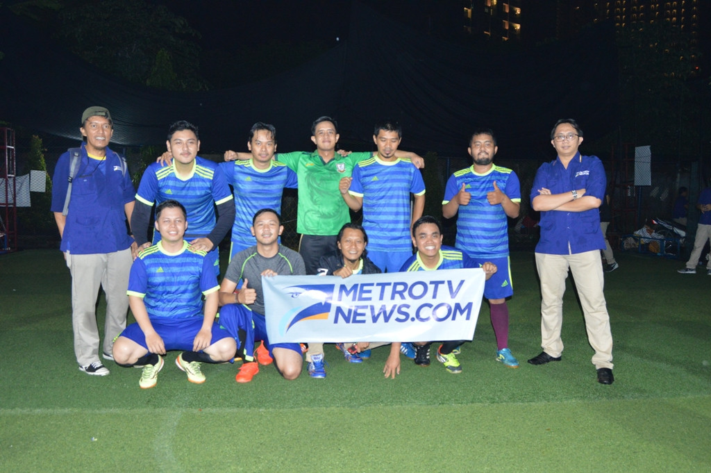 Tim Futsal Metrotvnews.com A (Foto: Widjongkoko)
