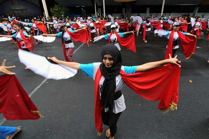 Berlatih Jelang Pagelaran Banyuwangi Ethno Carnival