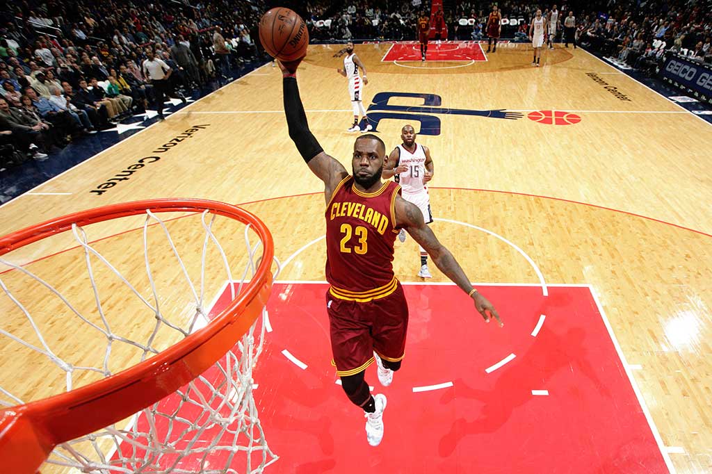 Cavaliers Tekuk Wizards, LeBron James Cetak Sejarah