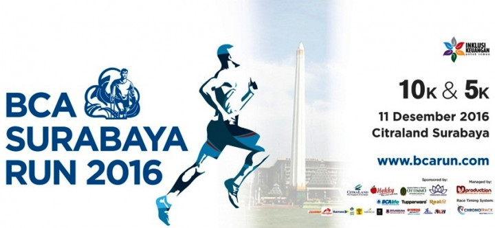 Hidup Sehat dengan Lari, Ayo Ikuti BCA Surabaya Run 2016!