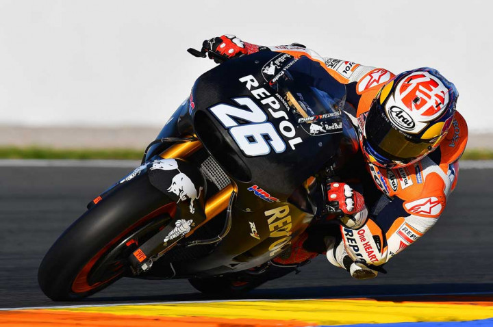 Honda Bawa Basis Mesin <i>Big Bang</i> di Tes Valencia