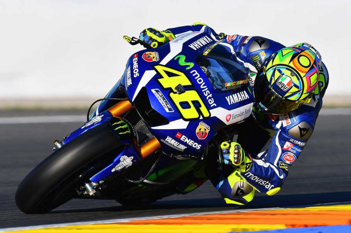 Rossi Puji Rangka Baru Yamaha