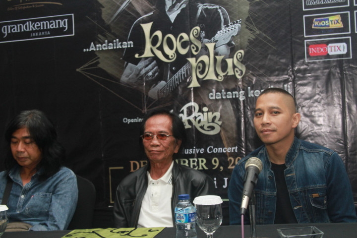 Personel The Rain Ingin Nangis Jadi Pembuka Konser Koes Plus