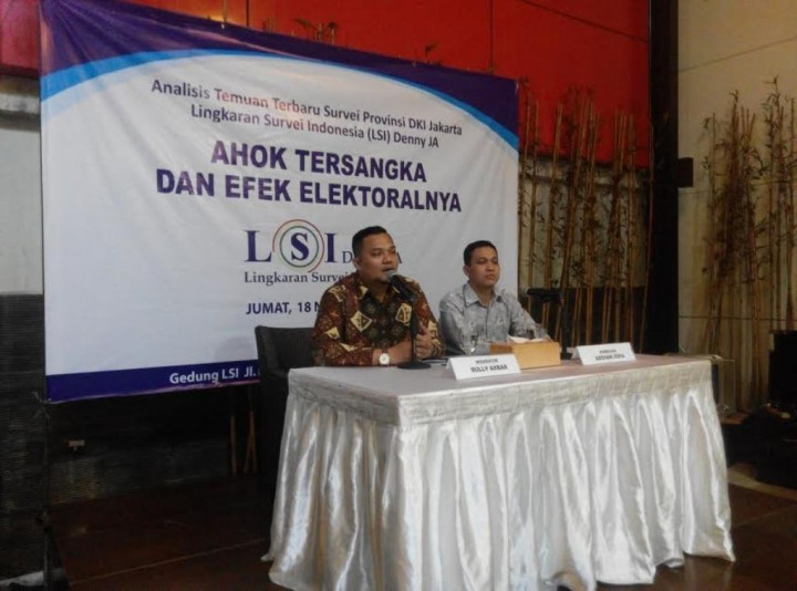 Survei LSI:  Elektabilitas Ahok Anjlok Setelah Tersangkut Kasus Penistaan Agama