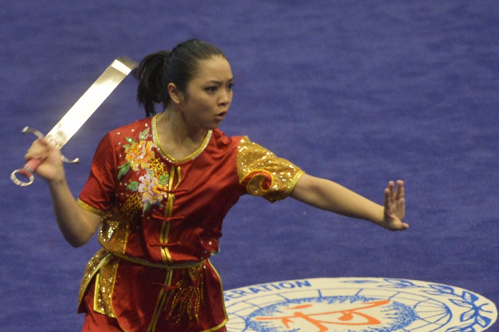 Tim Wushu Indonesia Rebut Dua Emas