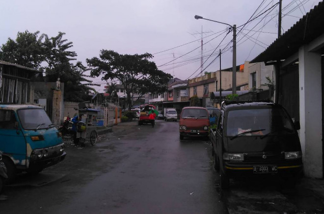 Lokasi Situ Aksan saat ini sudah dipenuhi rumah. Foto: Metrotvnews.com/Octa