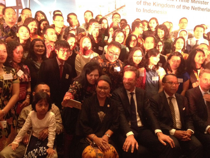 PM Belanda Sapa Alumni Pelajar RI di Jakarta