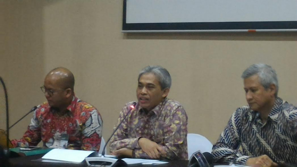Direktur Utama BSM Agus Sudiarto, di Plaza Mandiri, Jalan Jenderal Gatot Subroto, Jakarta, Rabu (23/11/2016). MTVN/EKo Nordiansyah.