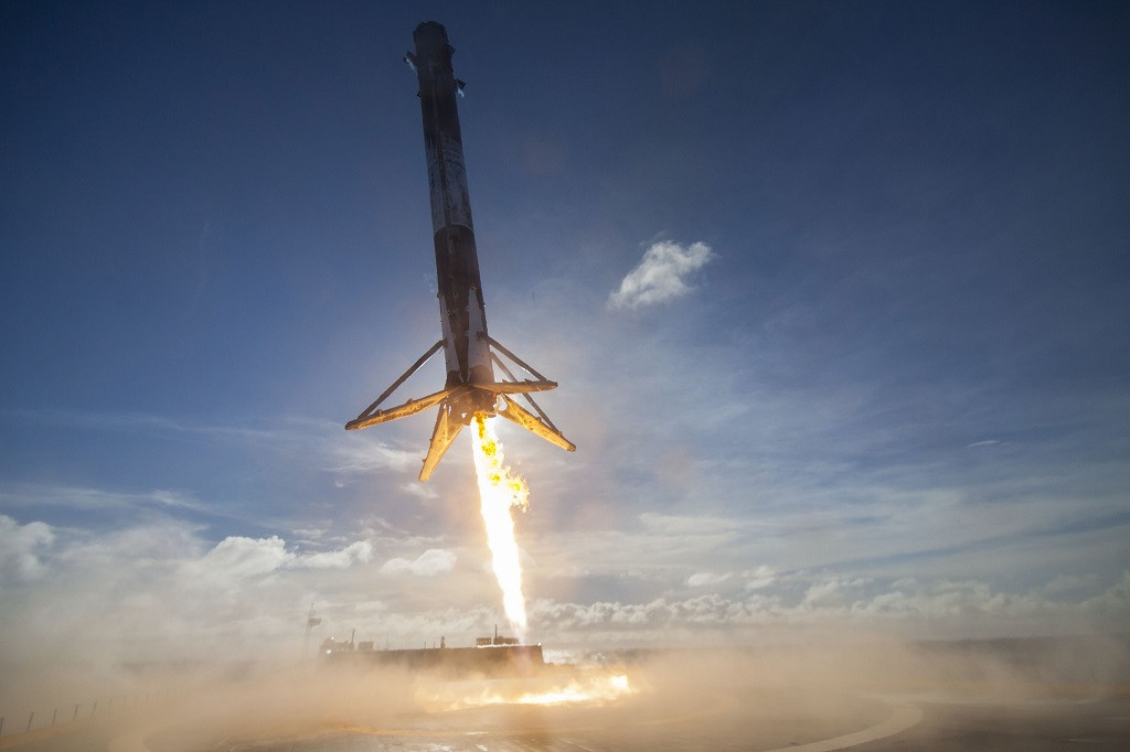 Ilustrasi peluncuran. (SpaceX via AP)