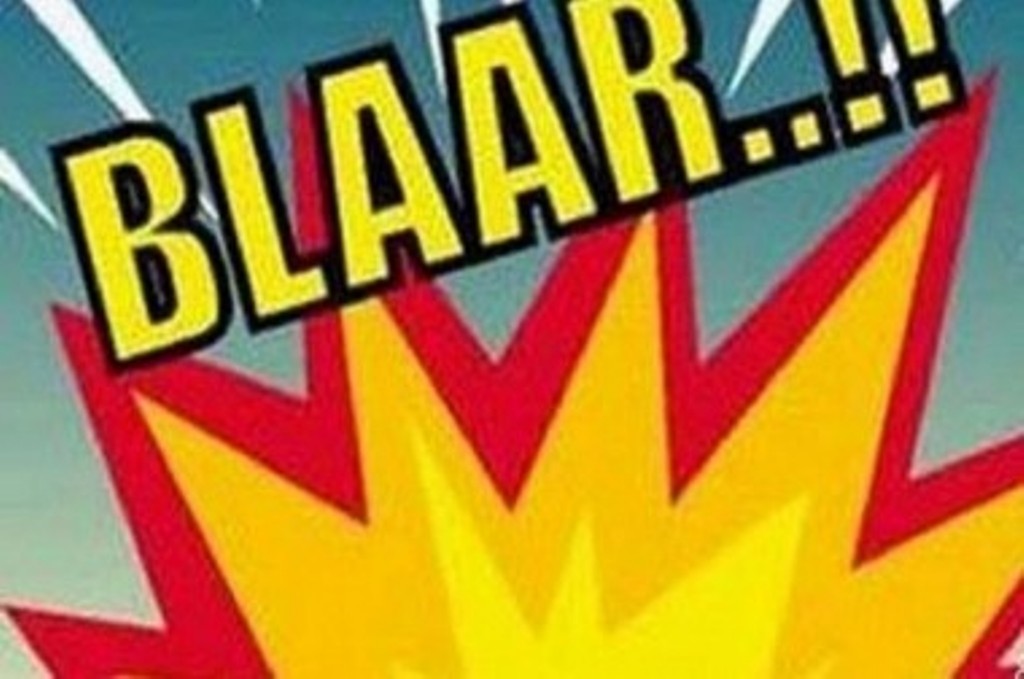 Ilustrasi ledakan.
