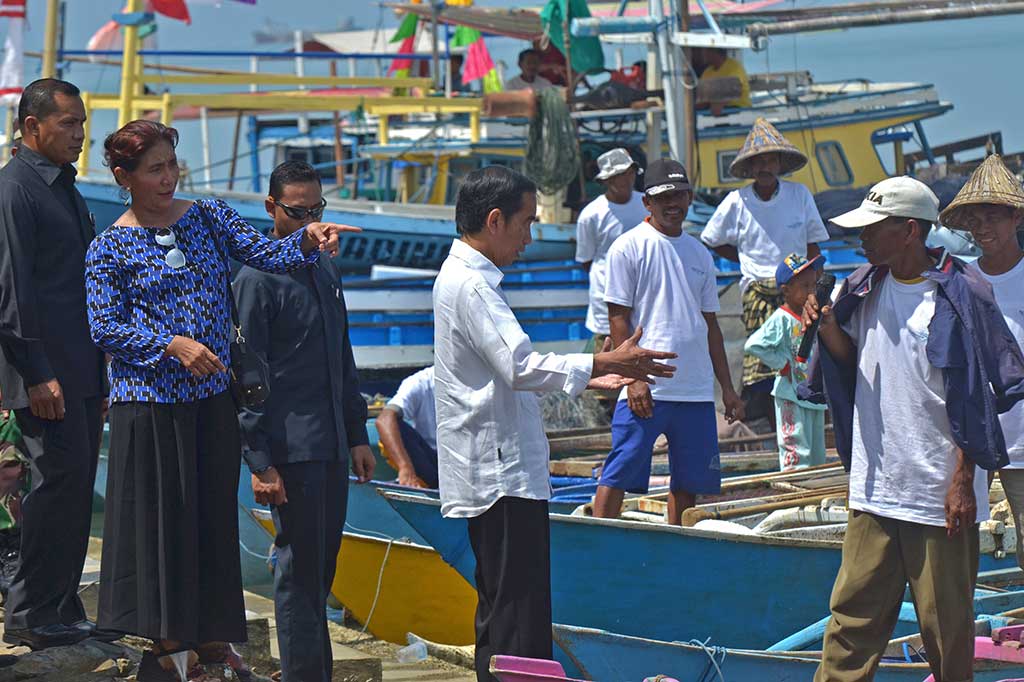 Presiden Resmikan Pelabuhan Perikanan Untia Makassar