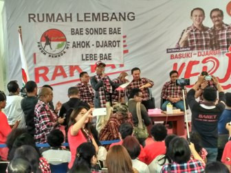 Beri Dukungan, Pemuda NTT di Jakarta Doakan Ahok-Djarot