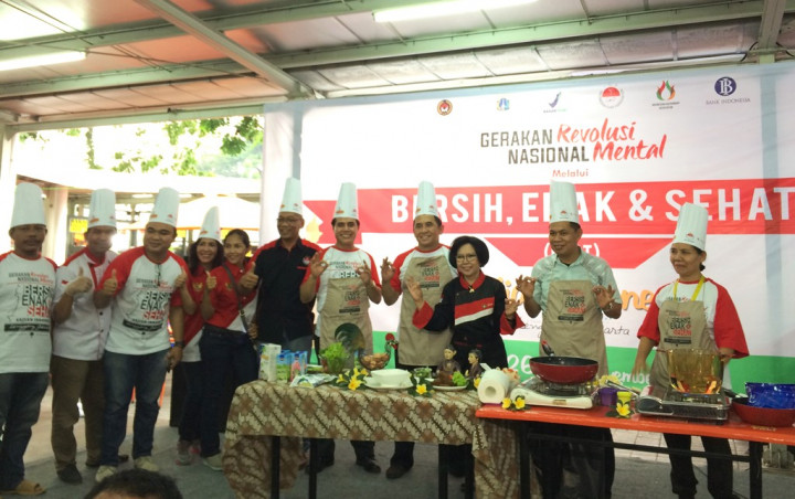 Gerakan Indonesia Bersih Kemenko PMK di Area Kuliner Lenggang Jakarta, Resmi Dibuka