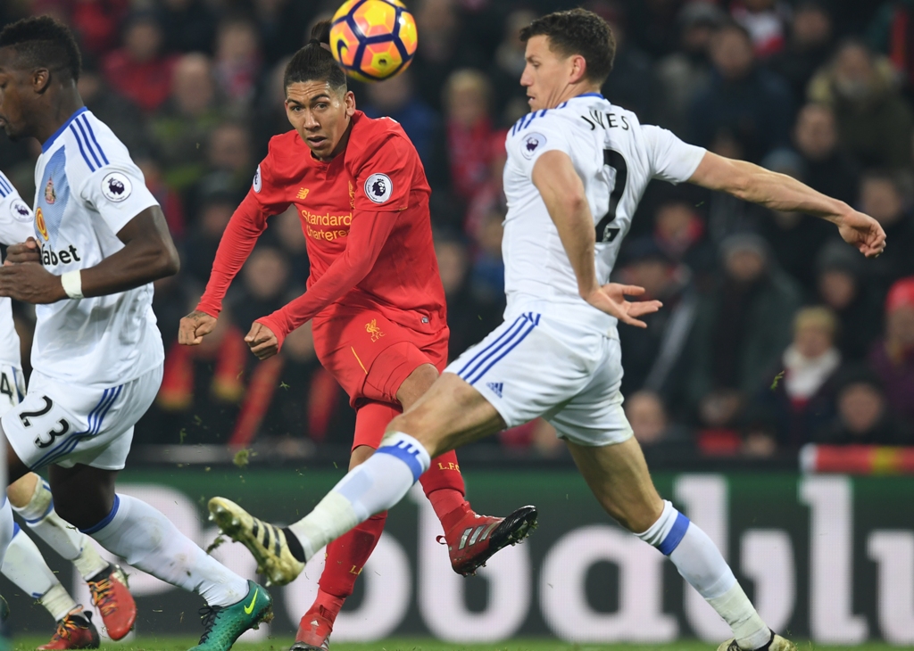 Laga Liverpool kontra Sunderland di Liga Primer Inggris (Paul ELLIS / AFP)