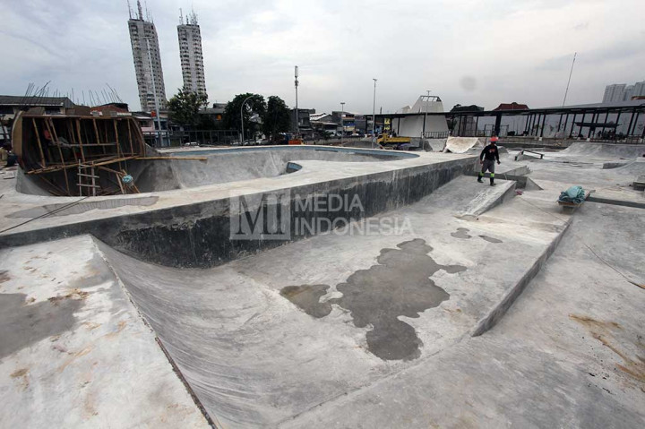 RPTRA Kalijodo Masuki Tahap Finishing