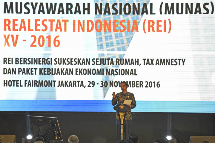Jokowi Minta Anggota REI Percepat Pembangunan Rumah MBR