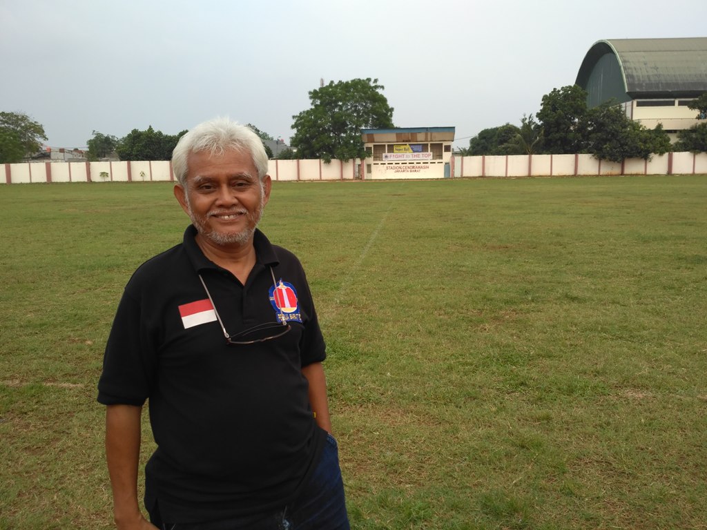 CEO Persija Barat FC sekaligus ketua penyelenggara Dream League U-16 & U-19, Taufik Jursal Effendi saat berbincang dengan Metrotvnews.com (Foto: MTVN/Achmad Firdaus)