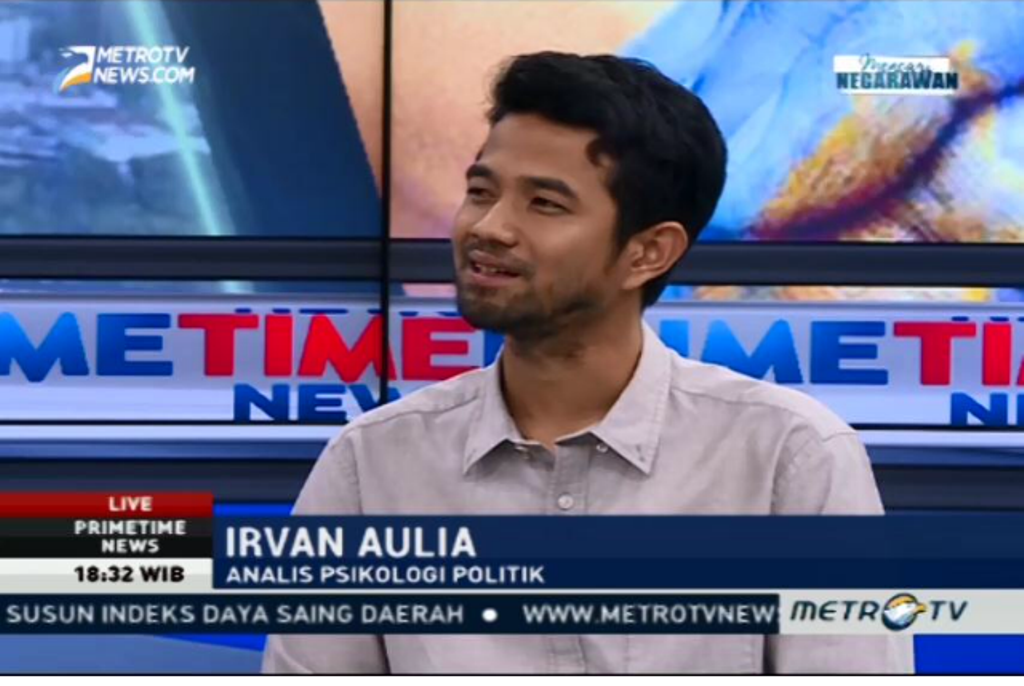  Analis Psikologi Politik, Irvan Aulia. Foto: MTVN