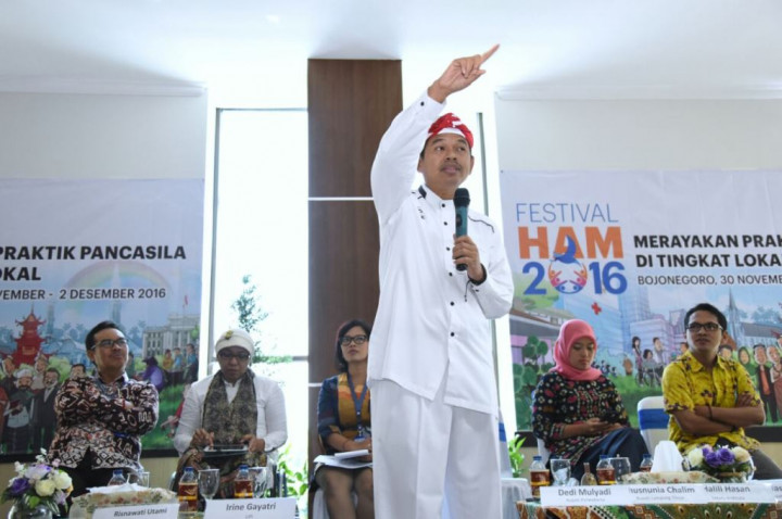 Bupati Purwakarta Dedi Mulyadi Bicara HAM dan Toleransi di Festival HAM 2016
