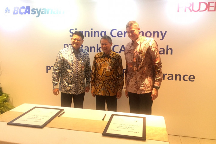 BCA Syariah Tandatangani Kerja Sama <i>Bancassurance</i> dengan Prudential